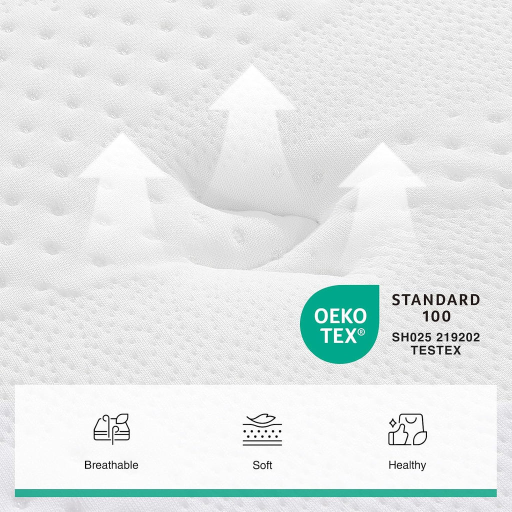 Novilla Twin Mattress, 10 Inch Hybrid Pillow Top Twin Size Mattress in a Box with Gel Memory Foam & Individually Wrapped Pocket Coils Innerspring for a Cozy & Peaceful Sleep
