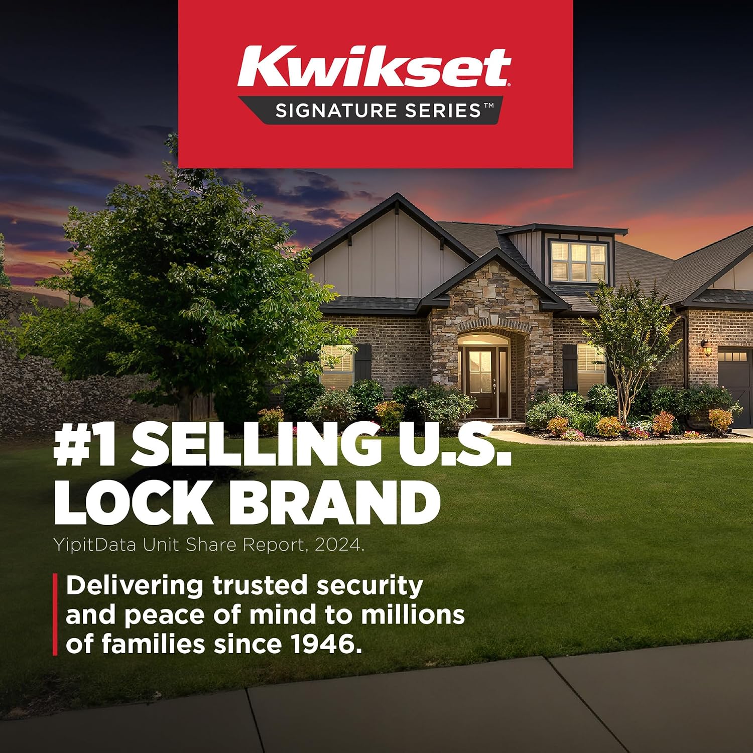 Kwikset Pismo Interior Privacy Door Knob with Lock, Door Handle for Bathroom and Bedroom, Matte Black Keyless Turn Lock Doorknob, with Microban Protection (Pack of 10)
