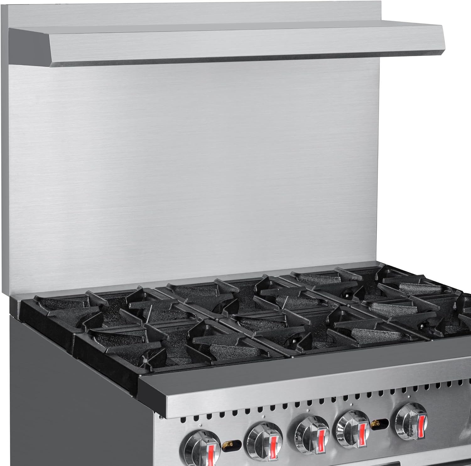 KoolMore 36 in. 6 Burner Commercial Liquid Propane Range with Oven (KM-CR36-LP)