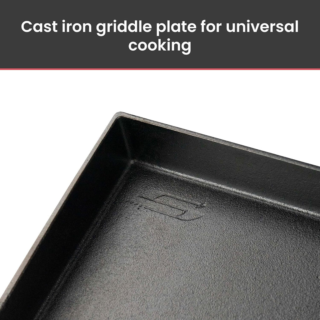 Suburban Signature 18' RV Griddle with Quick Connect and 1 lb. Bottle Adapter - Compact Stowable Design, 20% Hotter Than Comparable Units, CSA Certified for RV Outdoor Use (4062A)