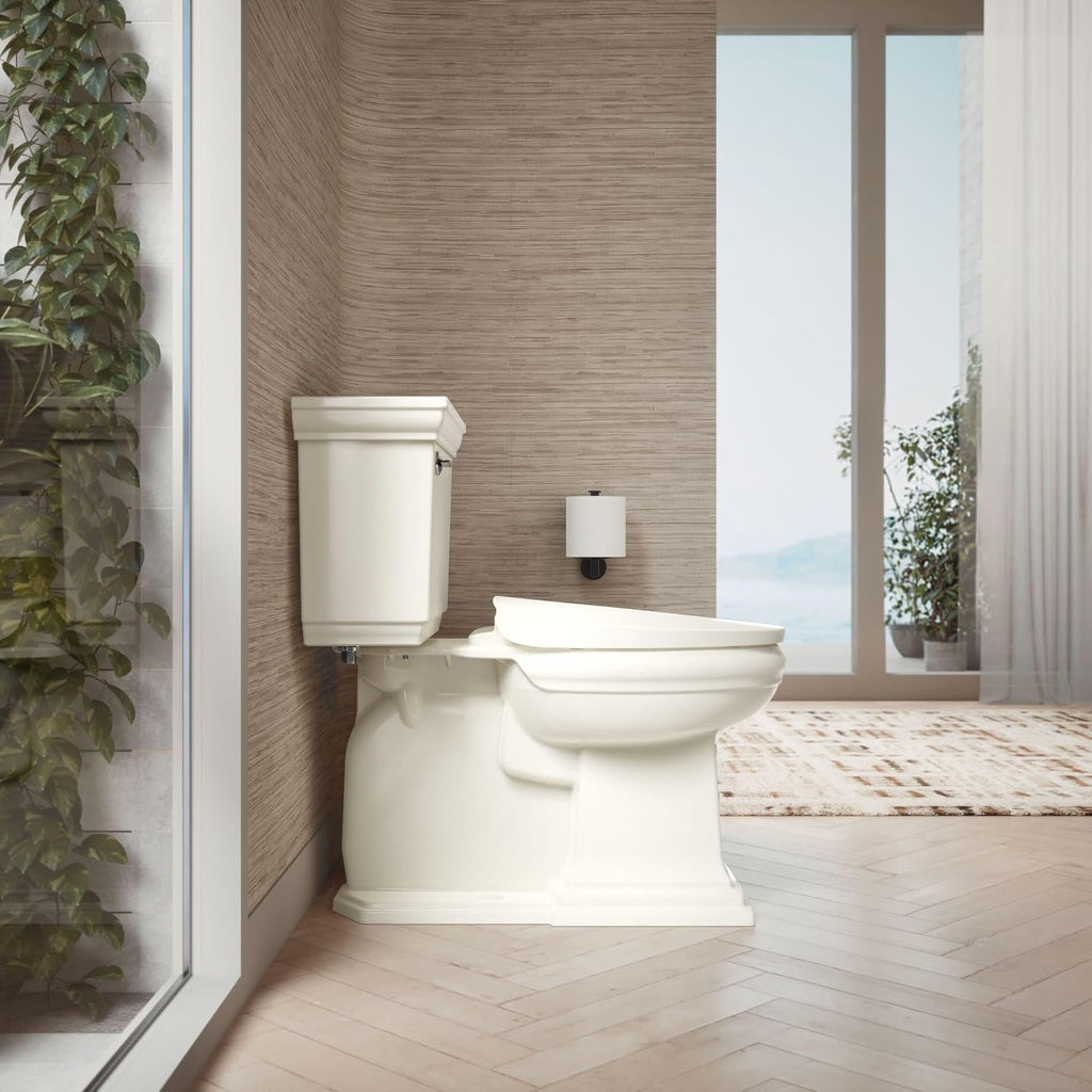 KOHLER K-10349-96 Purewarmth Heated Elongated Toilet Seat, Heated Toilet Seat, Soft Close, Quite-Close, Night Light, Biscuit