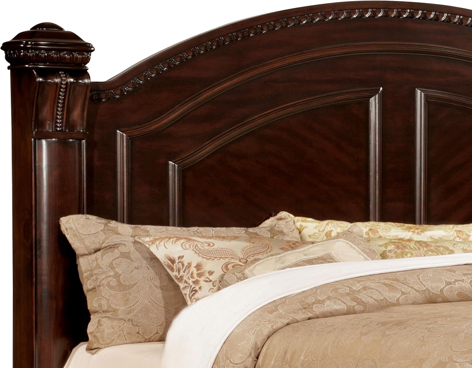 Furniture of America Lexington Bed, California King, Cherry