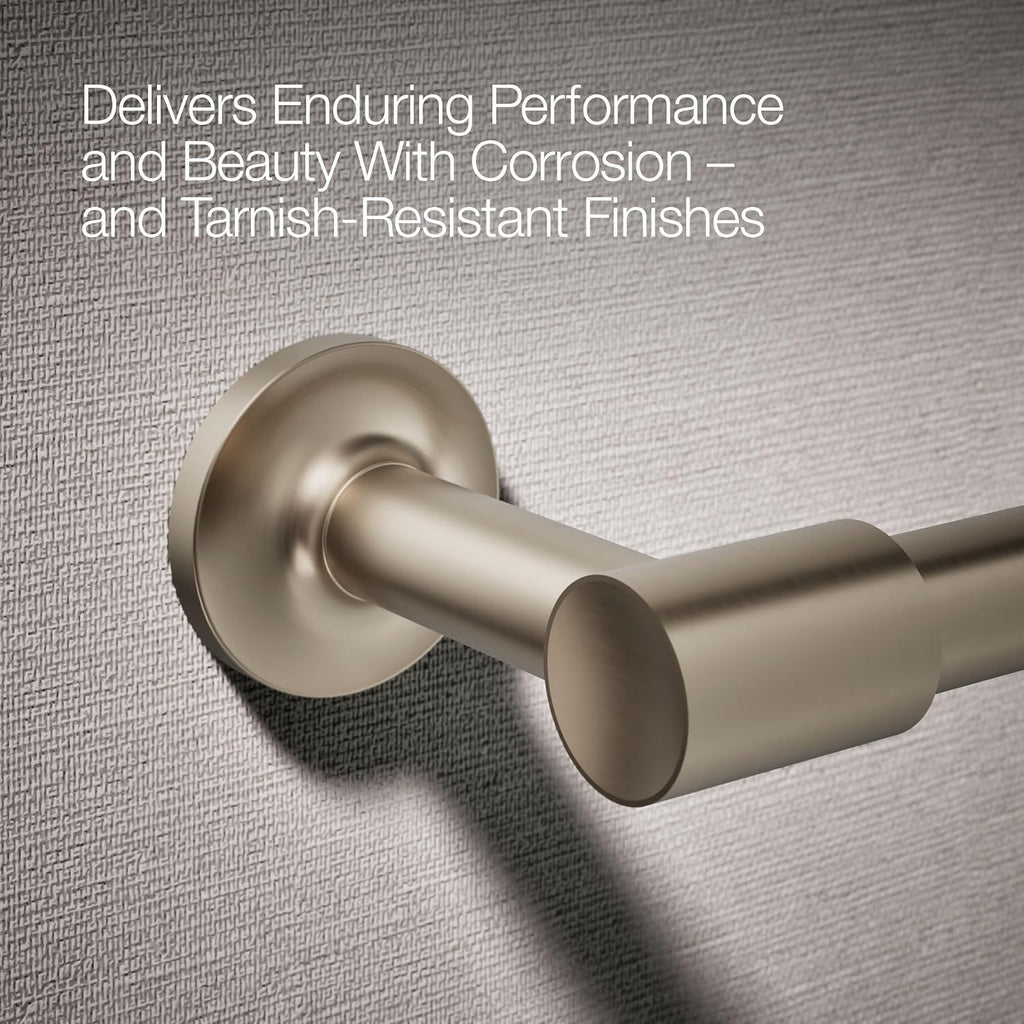 KOHLER 14377-BV Purist® Pivoting Toilet Paper Holder, Vibrant Brushed Bronze