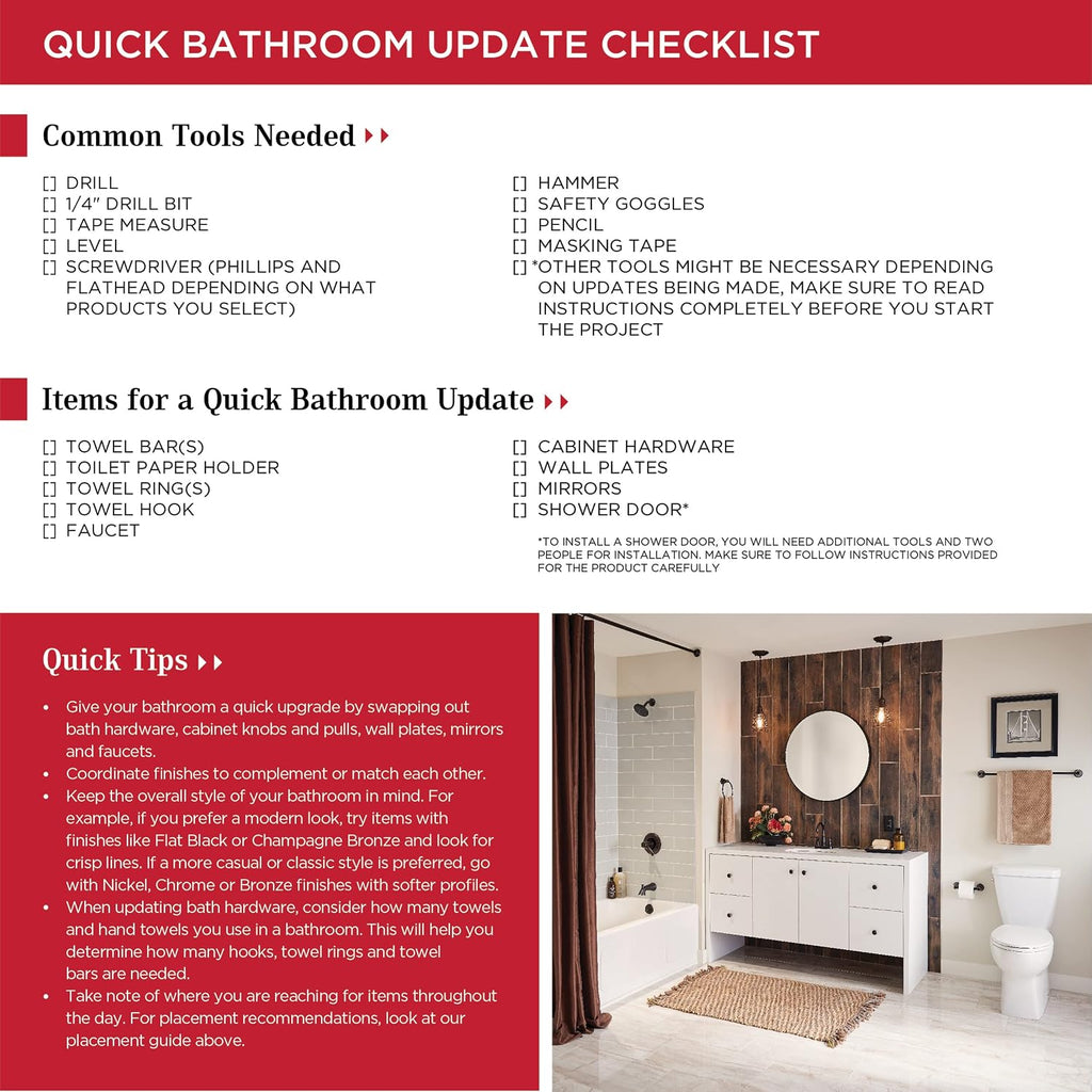 Delta 774240-CZ Zura 24 inch Towel Bar, Champagne Bronze