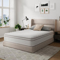 Novilla 10 Inch King Size Mattress, Hypoallergenic & Back Pain Relief, Hybrid King Mattresses in a Box with Smarts Coils, Fiberglass Free CertiPUR-US Certified Colchones No Box Spring Needed