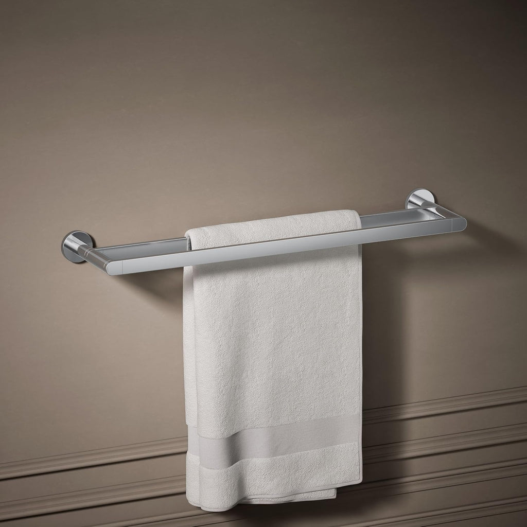 Kohler 73144-CP Composed® 24' Double Towel bar, Polished Chrome