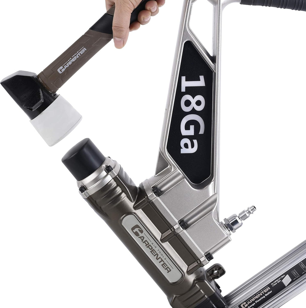 CFL4518-18 Gauge L Cleat Flooring Nailer with Mallet
