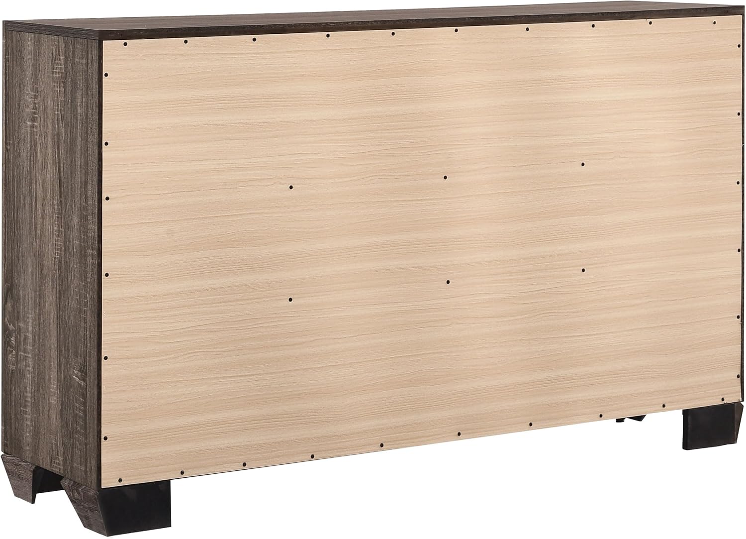 Coaster Home Furnishings Kauffman Transitional 5-Piece Bedroom Set Queen Size Panel Bed Frame 54-inch Headboard Washed Taupe 204191Q-S5