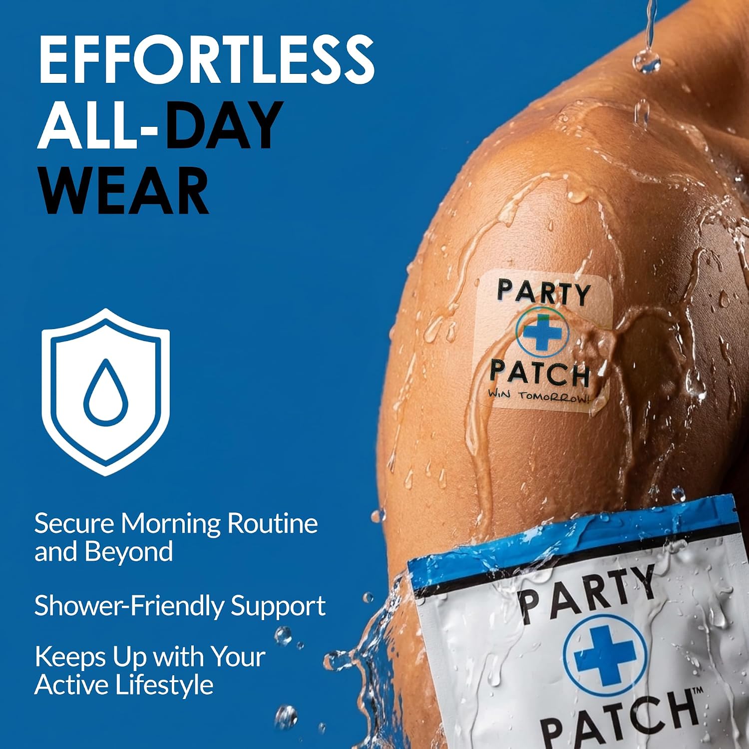 Party Patch Social Lifestyle Patch 50-Pack – Transparent Topical Adhesive for Festivals, Weddings & Active Events – Water-Resistant & Skin-Safe – Discreet Celebration Essential (50 Count)