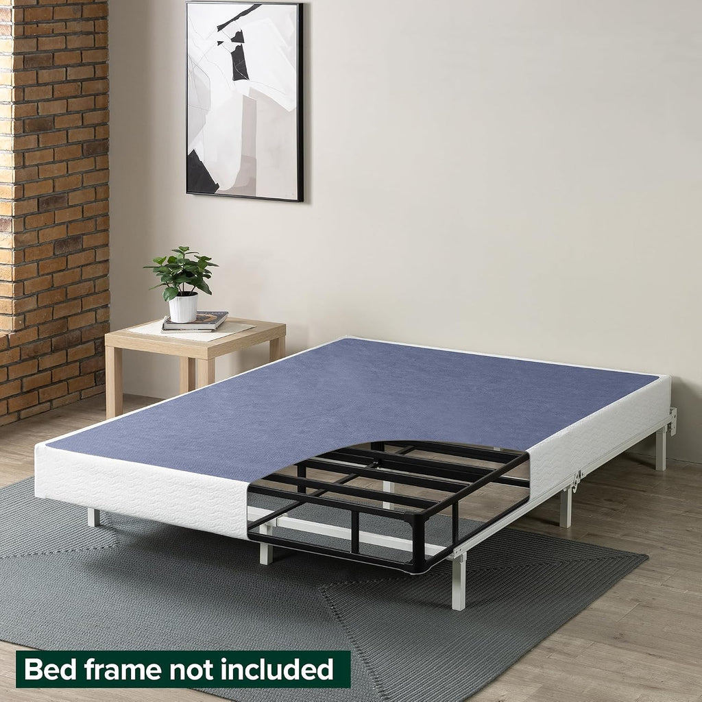 Zinus 7 Inch King Metal Smart Box Spring with Quick Assembly, Mattress Foundation, Strong Metal Frame, Easy Assembly