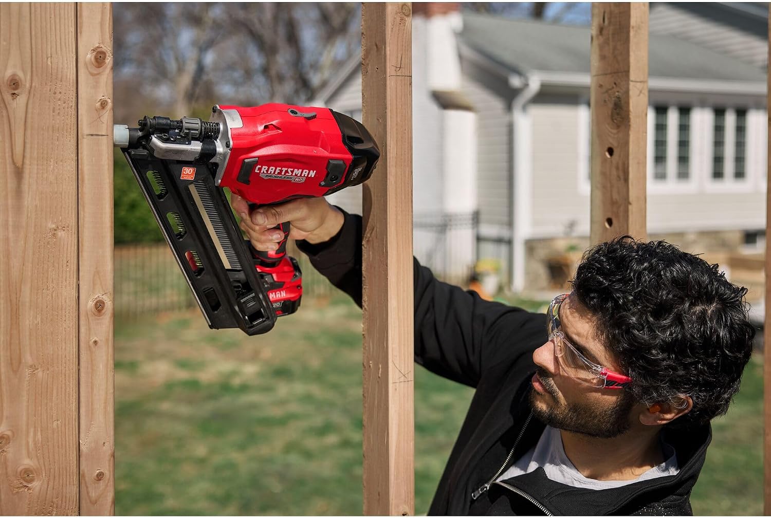 CRAFTSMAN V20 Brushless Cordless 30° Framing Nailer (Tool Only) (CMCN630PTB)