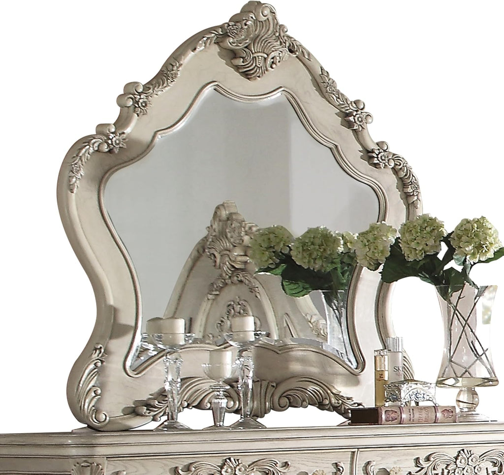 ACME Furniture Ragenardus Mirror, Antique White