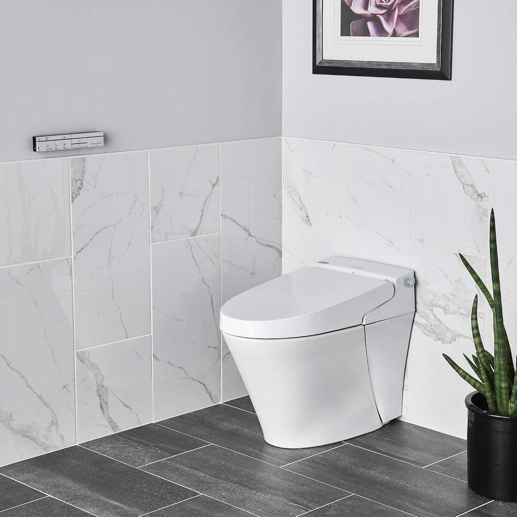 American Standard 297AA204-291 Advanced Clean 100 SpaLet Toilet, Alabaster White