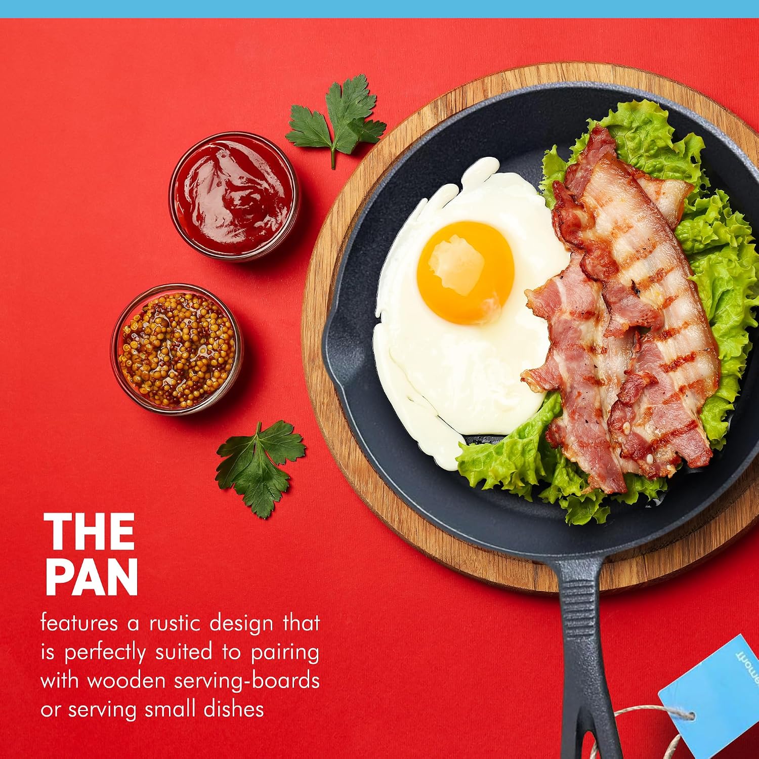 Cast Iron Skillet 10 Inch Oven Safe Tarte Tatin Skillet Frying Pan for Indoor and Outdoor use | Cast Iron Cookware | Grill Pan | Stove Top | Skillet Pan | Iron Skillet | Frying Pans | Griddle pan