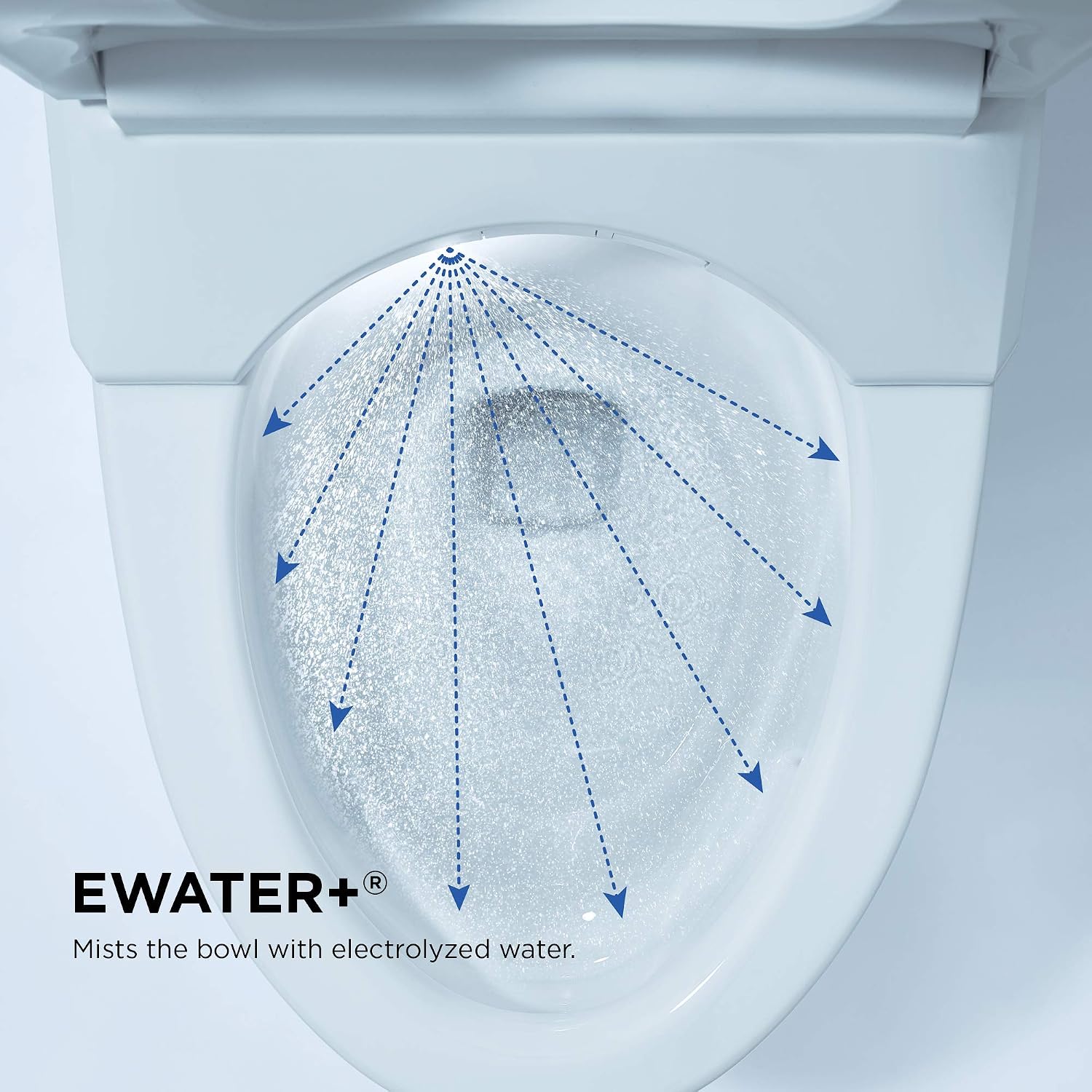 TOTO MS988CUMFG#01 NEOREST RH Dual Flush 1.0 or 0.8 GPF Toilet with Intergeated Bidet Seat and EWATER+, Cotton White