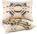 Pendleton White Sands King Quilt Bedding Set with 2 Pillow Shams, Premium Cotton Quilt, Lightweight Quilted Coverlet or Bedspread, Southwestern Bedding, Machine Washable, King, White Diamond Print