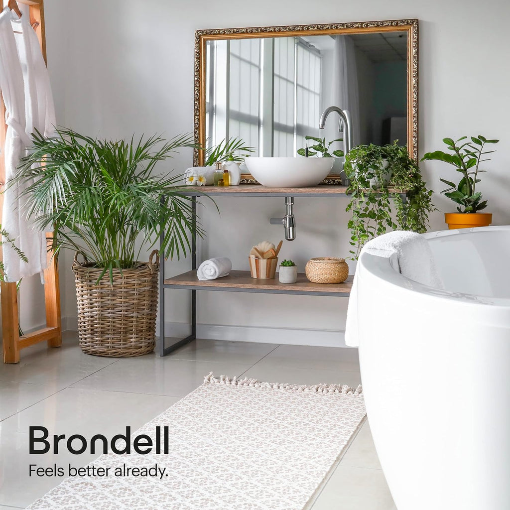 Brondell LE99 Bidet Toilet Seat, Fits Elongated Toilets, Electric Bidet with Remote, Warm Air Dryer, Strong Wash Mode, Stainless-Steel Nozzle, Saved User Settings & Easy Installation