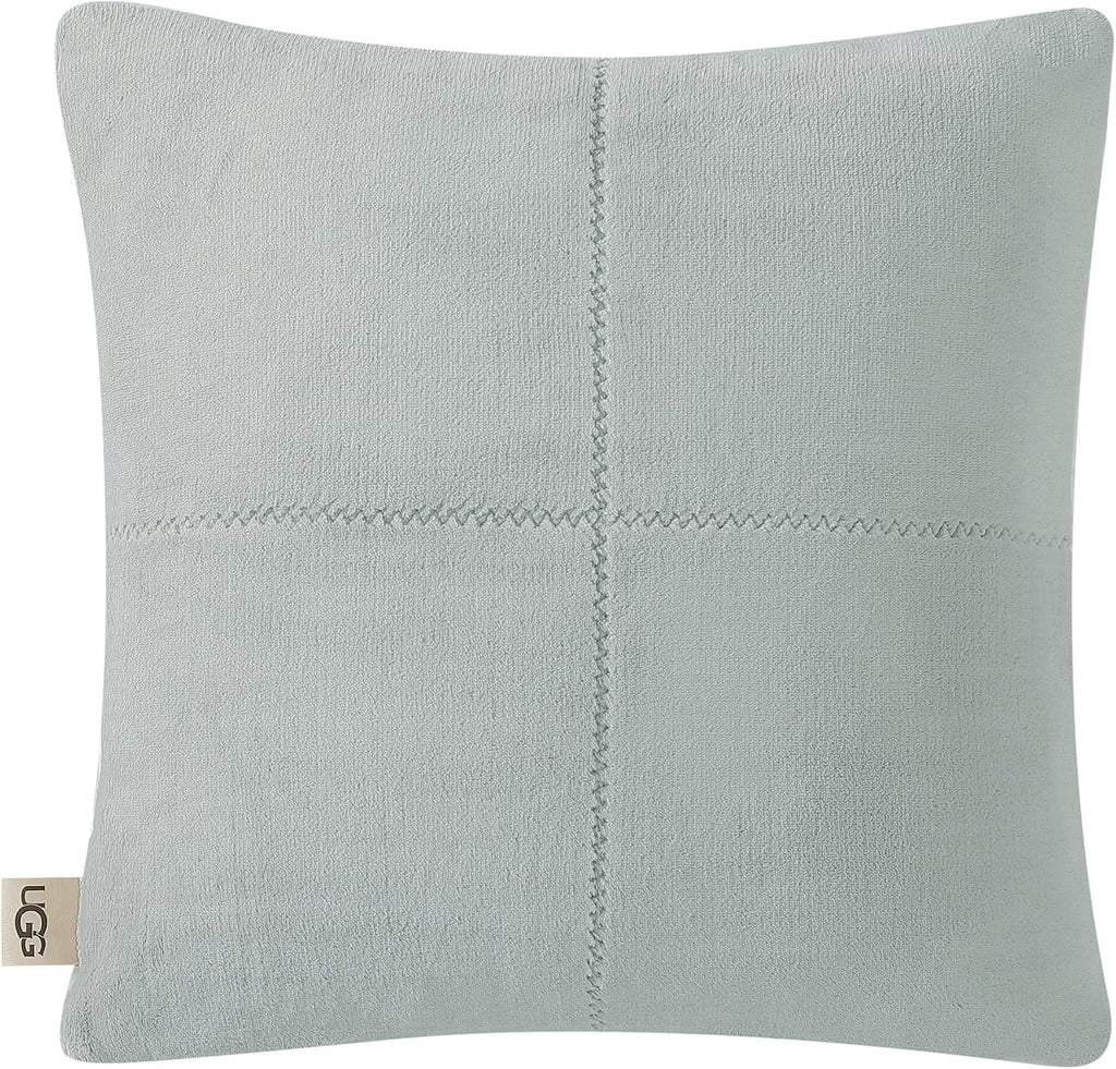UGG Remina Twin Comforter Set 4 Piece Bed in a Bag with Throw Blanket, Decorative Pillow, Sham, and Reversible Comforter Hypoallergenic Washable Dorm Bedding, Twin XL, Blue-Green Clear Creek
