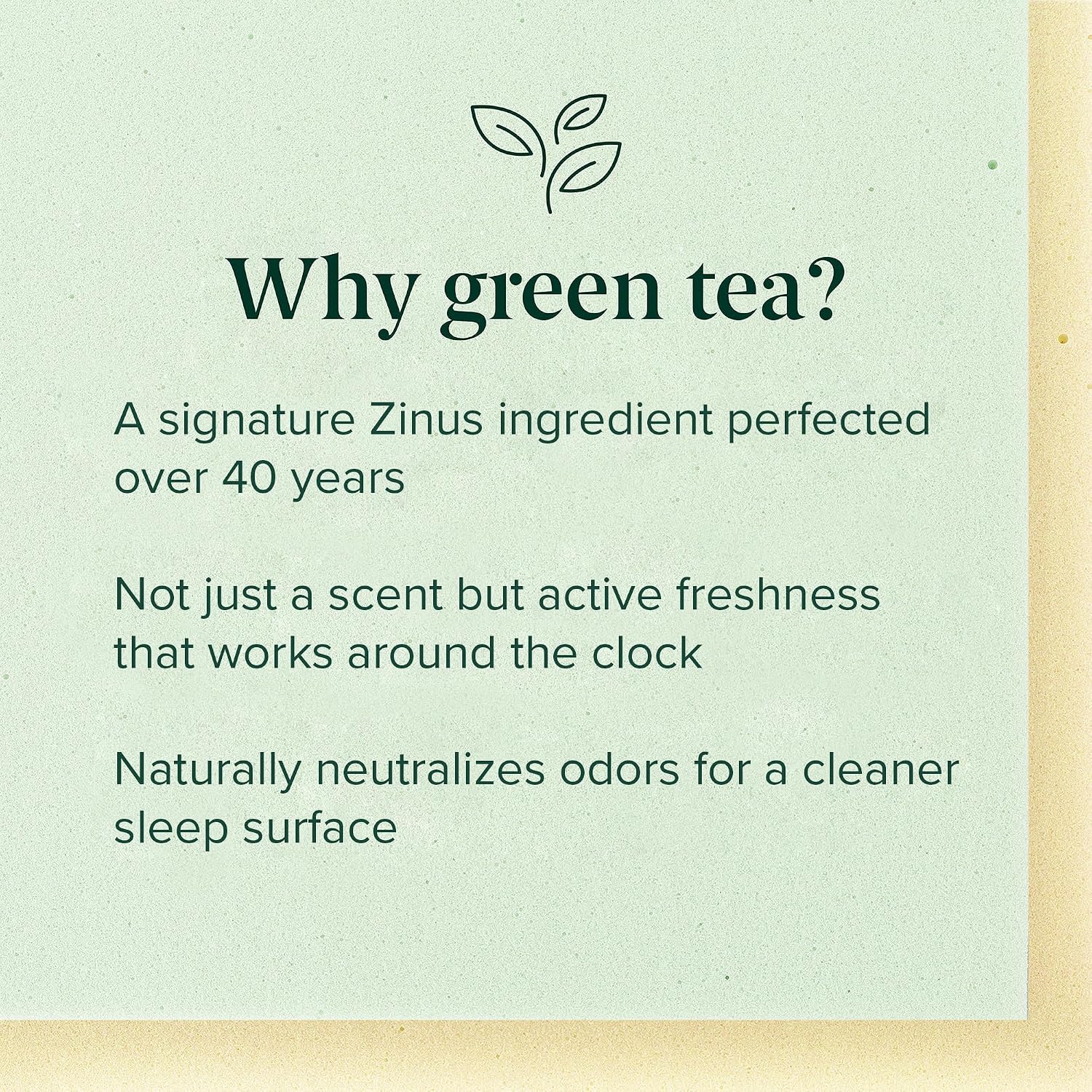 Zinus 10 Inch Twin XL Green Tea Memory Foam Mattress [New Version], Fiberglass Free, Medium Firm Feel, Zoned Pressure Relief, Certified Safe Foams & Fabric, Mattress-in-a-Box