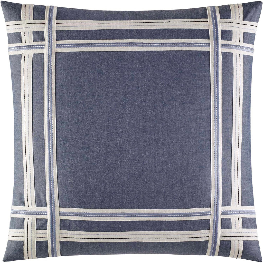 Nautica - Queen Comforter Set, Soft & Breathable Cotton Bedding with Medium Weight Feel, Reversible 3 Piece Bed Set with Matching Pillowcases (Fairwater Blue)