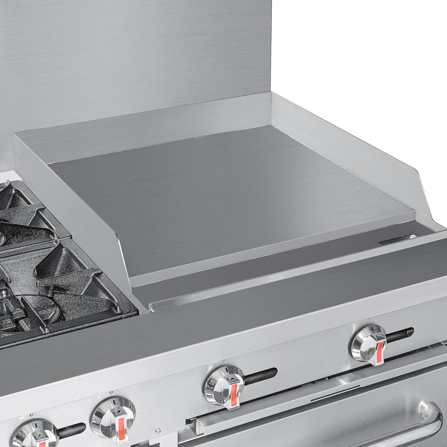 KoolMore 60 in. 6 Burner Commercial Natural Gas Range with 24 in. Griddle (KM-CRG60-NG)