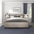 Lexicon Azalea 3-Piece Bedroom Set, Full, Light Gray/Gunmetal