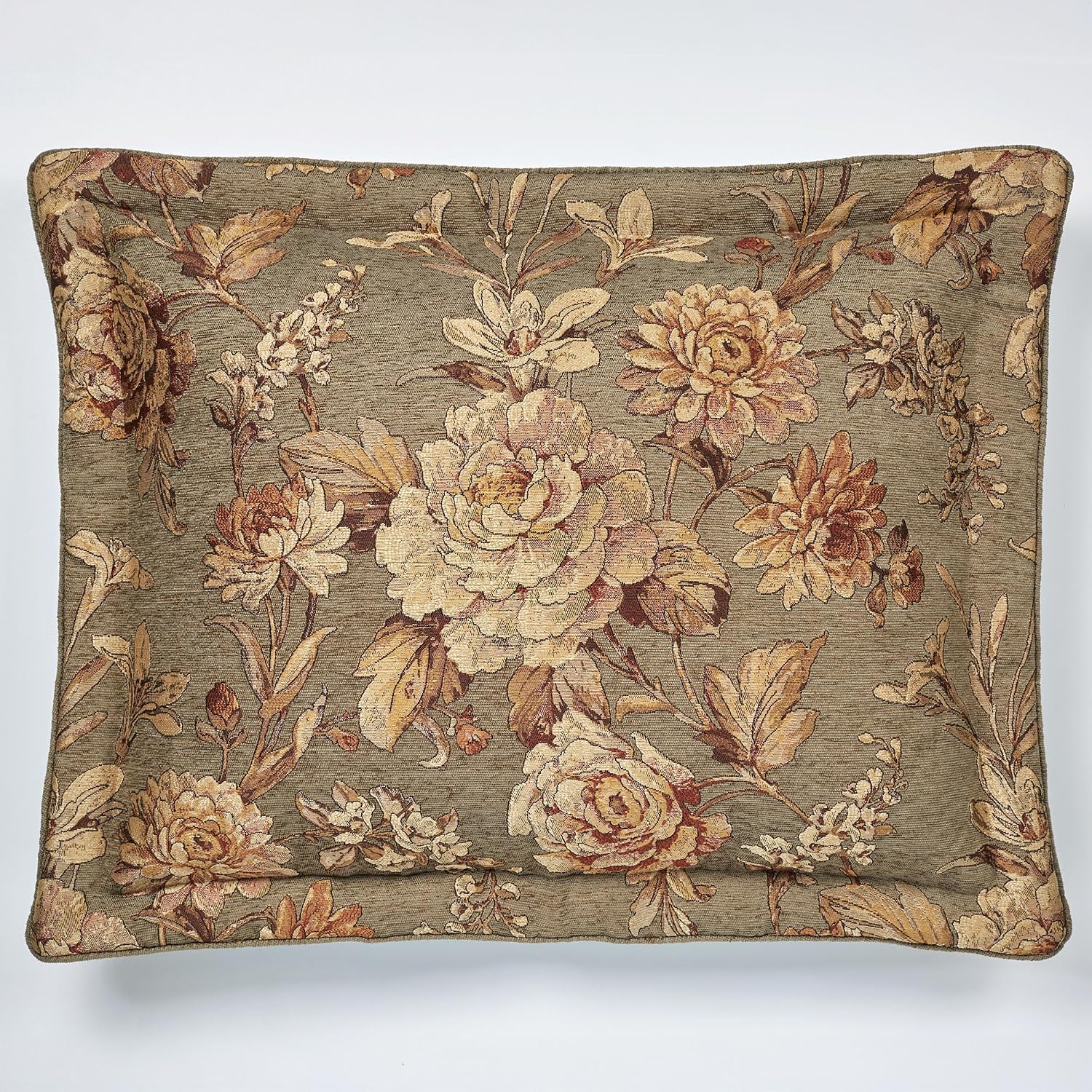 Rhapsody Floral Luxury Bedding | 3 Piece Oversized Bedspread Set: Cal King Bedspread, 2 King Shams, | California King | Sophisticated | Flower | Woven | Rich Stately Elegant | Traditional Style