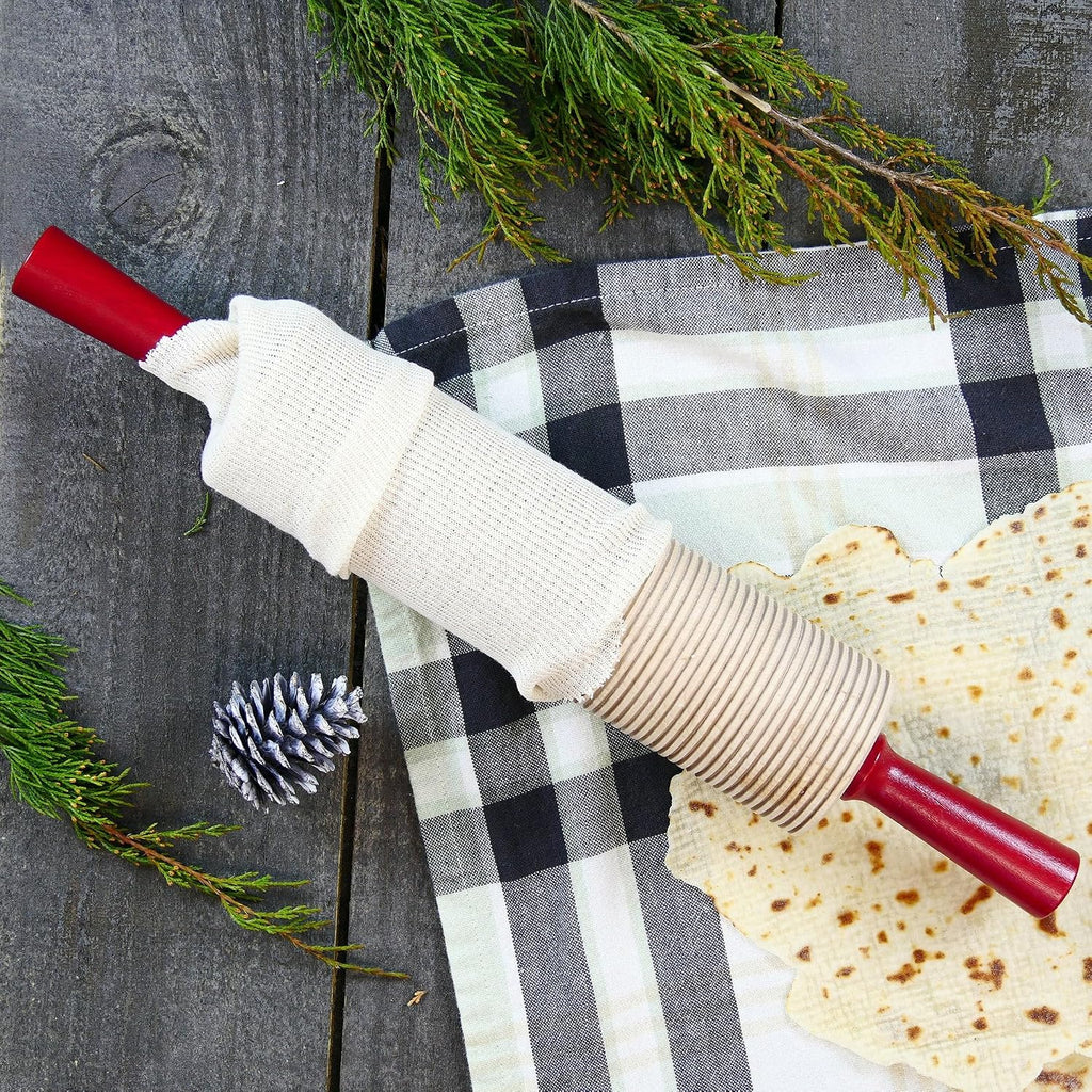 8 Piece Lefse Starter Kit, Non-stick Grill