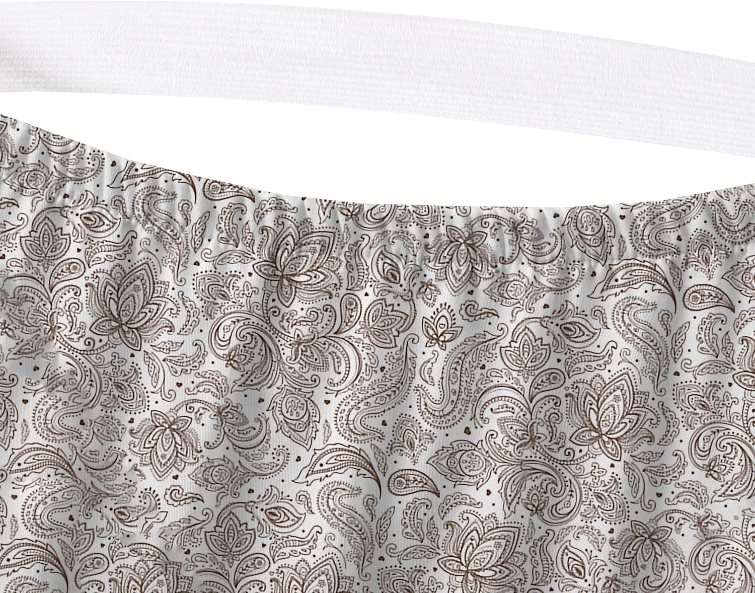 Elegant Comfort Softest and Coziest 6-Piece Sheet Set - 1500 Premium Hotel Quality Microfiber - Deep Pocket, Wrinkle Resistant 6-Piece Paisley Pattern Bed Sheet Set, King, Paisley Taupe (Pack of 4)