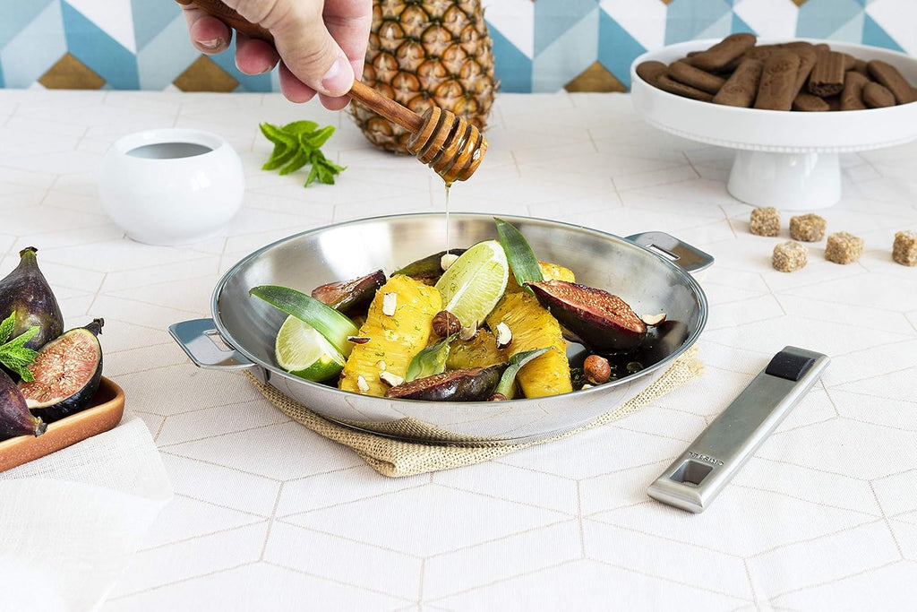 Cristel P26QL Frying Pan, Silver, 10'