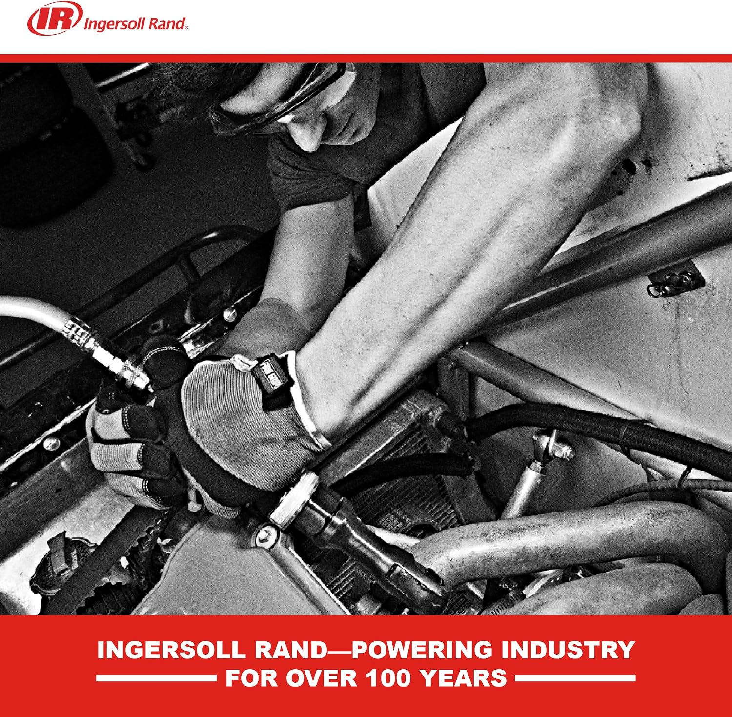 Ingersoll Rand 2135QXPA-2 1/2' Quiet Air Impact Wrench, Pistol Grip, 2' Extended Anvil, 780 Ft-Lbs Max Reverse Torque