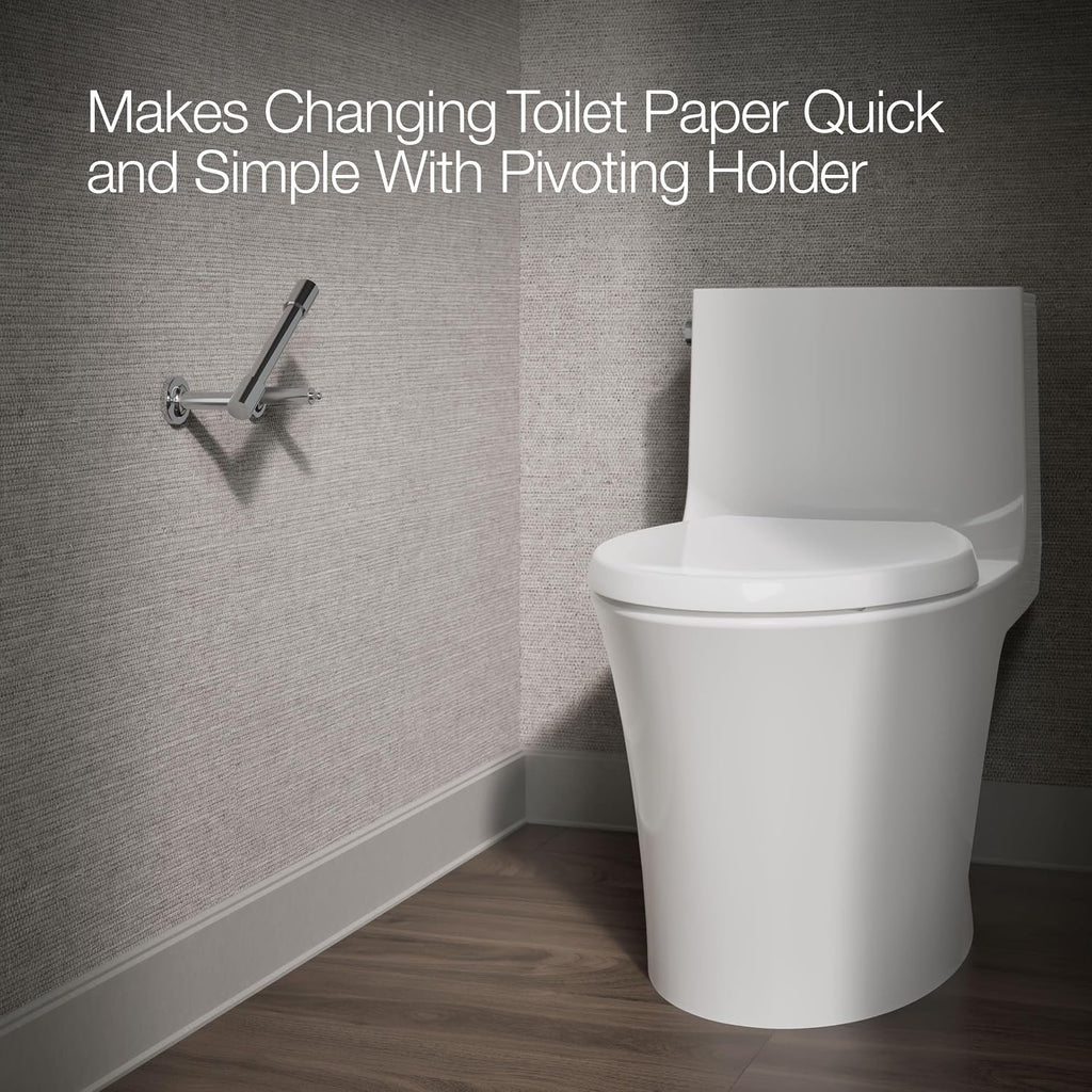 KOHLER 14377-CP Purist® Toilet Paper Holder, Polished Chrome