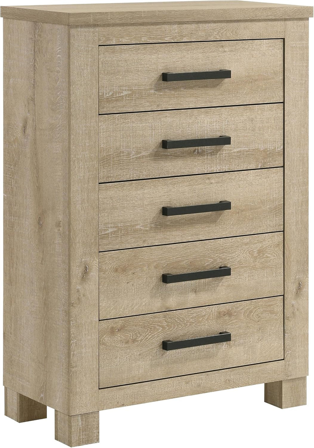 Coaster Home Furnishings Oakglen 5-Piece Eastern King Bedroom Set Weathered Oak 225101KE-S5