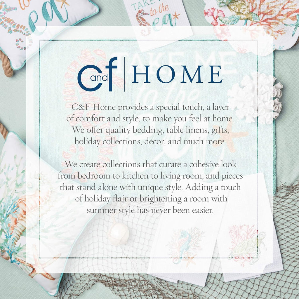 C&F Home Driftwood Shores 3-Piece Full/Queen Quilt Set Versatile Summer Nautical Coastal Beach House Starfish Reversible Machine Wash Lightweight Coverlet Comforter Bedroom Bedding Decor Decoration