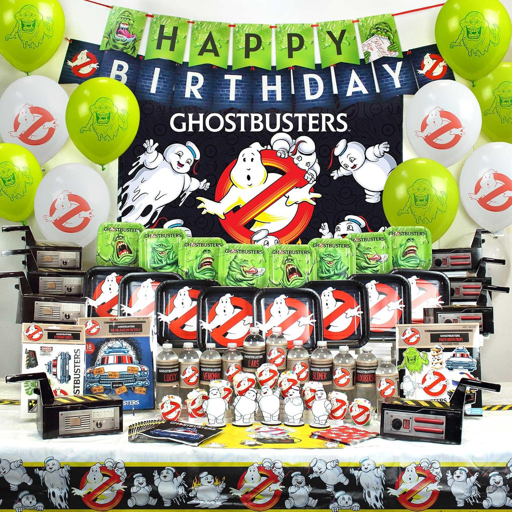 Ghostbusters Birthday Party Supplies (Ultimate Pack for 24 Guests), Party Themes for Birthdays, Movie Nights, Halloween Parties and More.