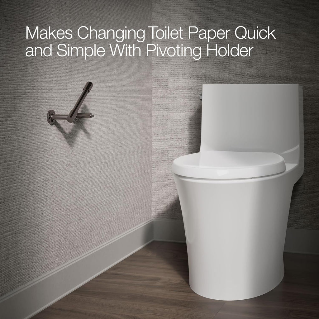 KOHLER K- 14377-TT Purist® Toilet Paper Holder, Vibrant Titanium