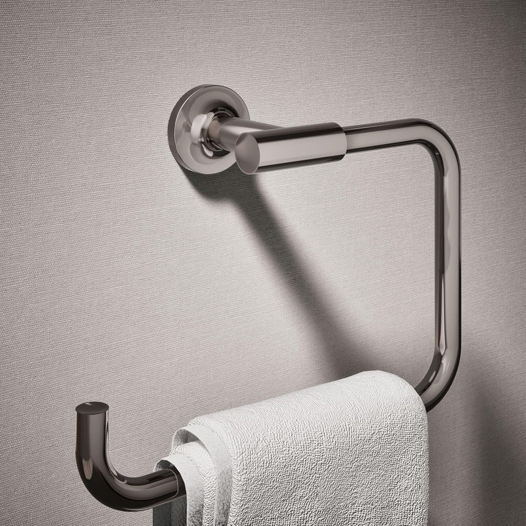 Kohler 14441-TT K-14441-TT Purist Towel Ring, Vibrant Titanium