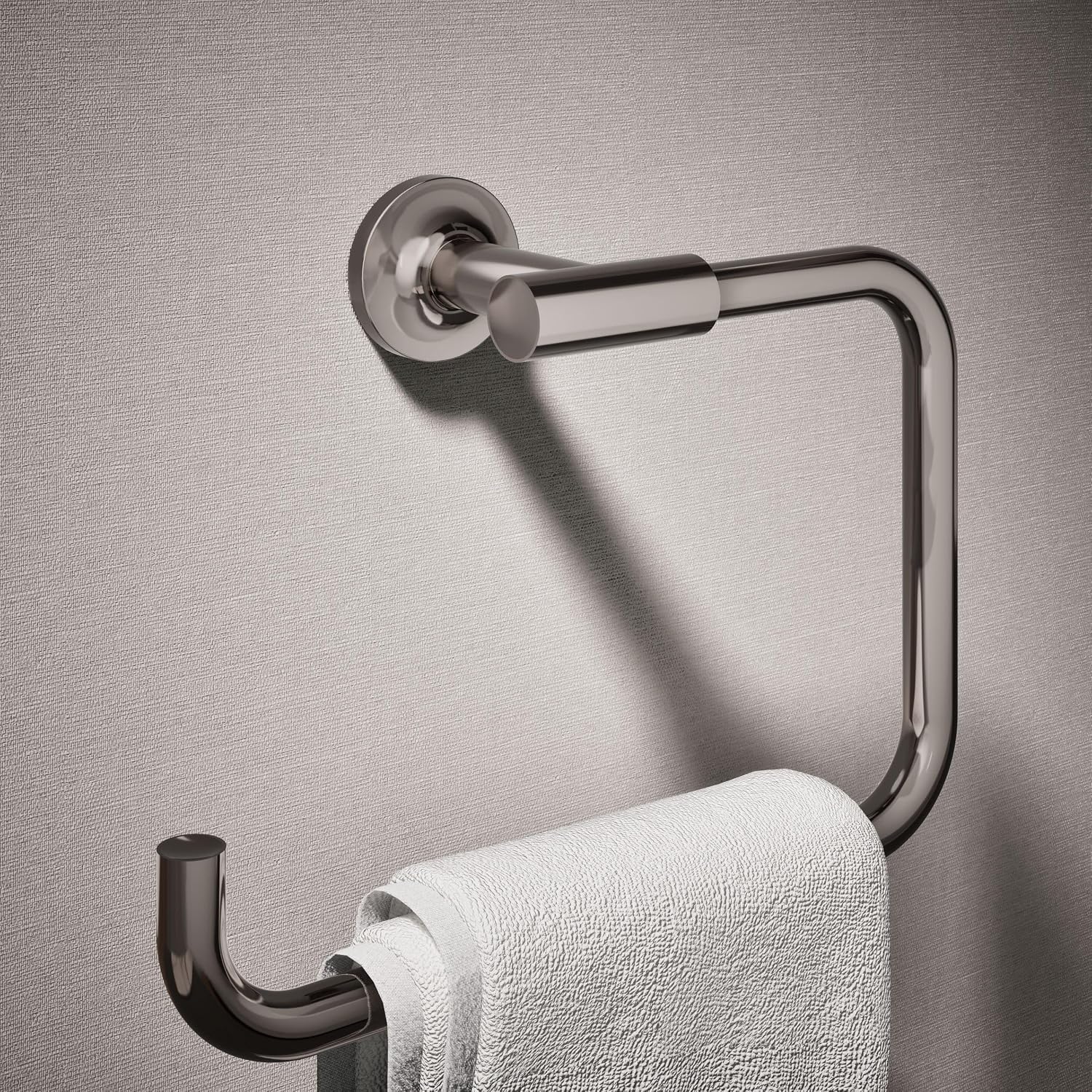 Kohler 14441-TT K-14441-TT Purist Towel Ring, Vibrant Titanium