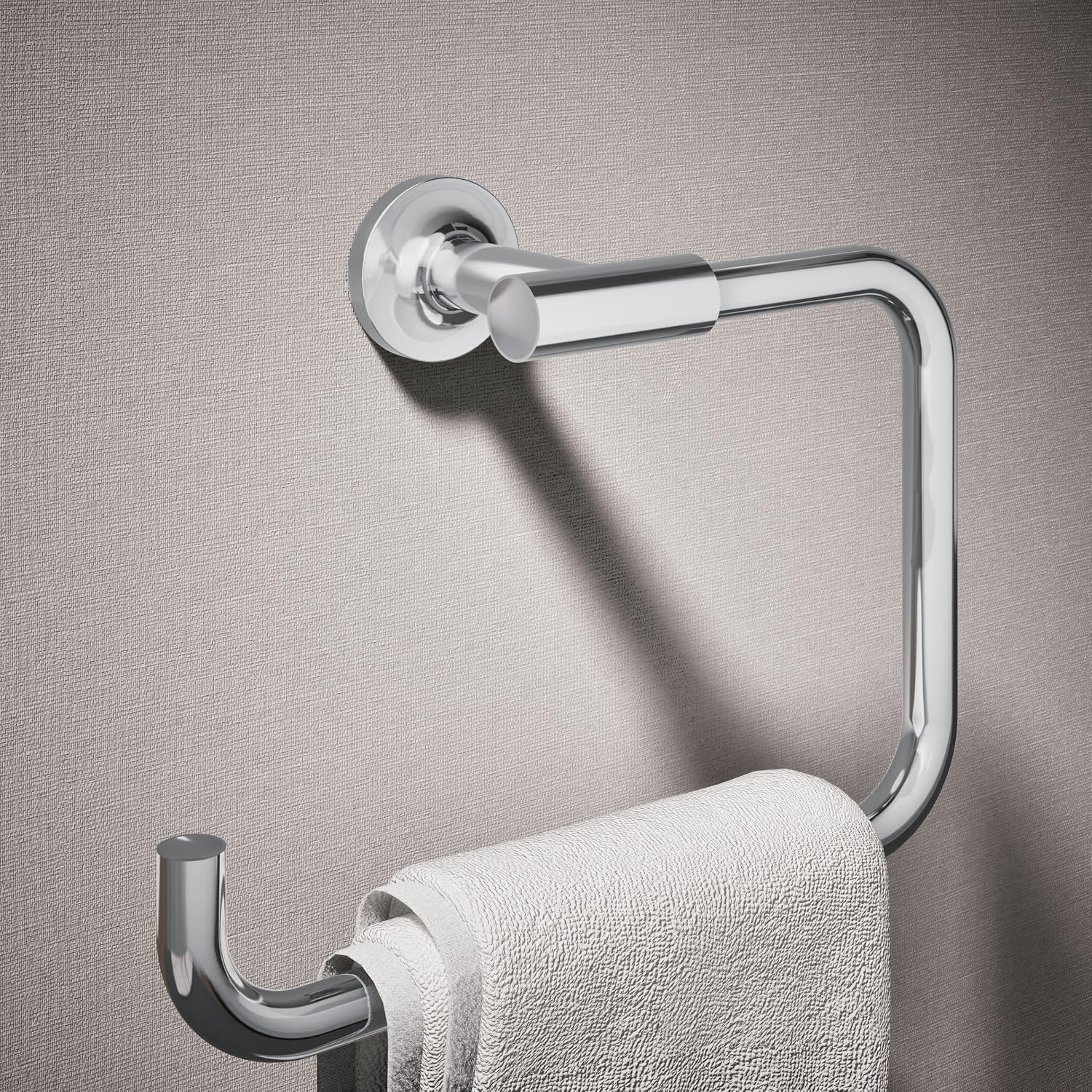 Kohler Towel Ring by KOHLER, Bathroom Towel Ring, Purist Collection, Polished Chrome, K-14441-CP